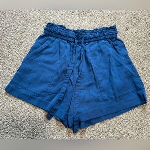 H&M Blue High Waisted Shorts
